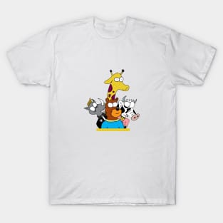 cartoon animals T-Shirt